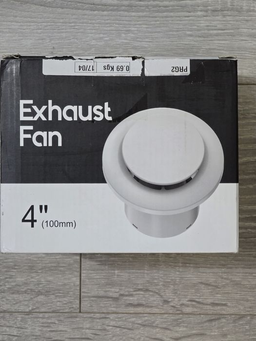 Ventilator de baie 100 mm – puternic și silențios, bidirecțional