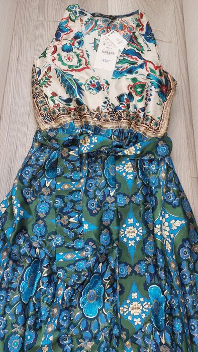 Salopeta din satin Zara