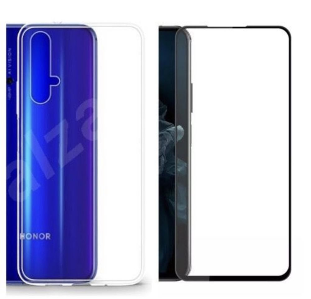 Huawei NOVA 5T - Husa Silicon Slim Joom Si Folie Sticla Curbata 22D