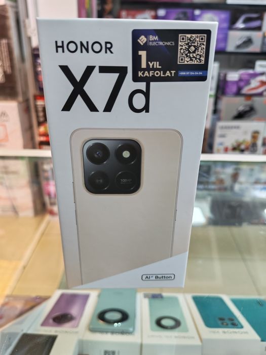 Honor x7d Orginal Padarok Gift 128gb 256gb Uzimei global