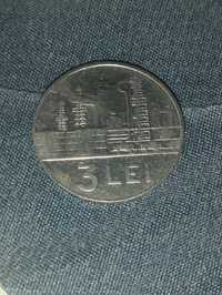 Monedă 3 lei din 1966