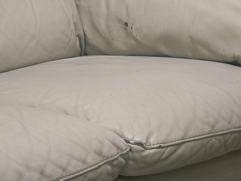 Pat extensibil și fotoliu piele naturală MobExpert