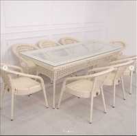Ротанговая мебель со скидкой стол стулья комплект для бассейн и сауна