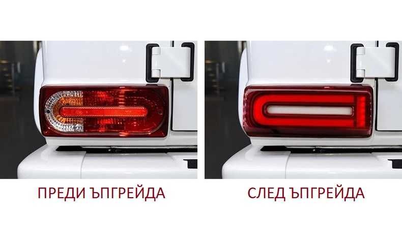Тунинг LED Стопове за Mercedes G-Class W463 (2002-18) към W464 (2018+)