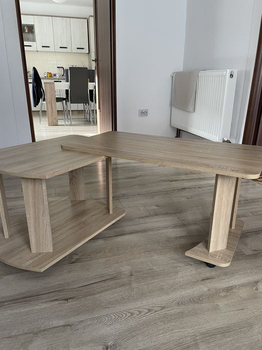 Masuta cafea dreptunghiulara stejar sonoma