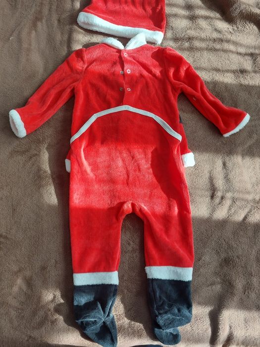 Costumas Mos Craciun, copii, mărimea 86-92 (1.5-2 ani)