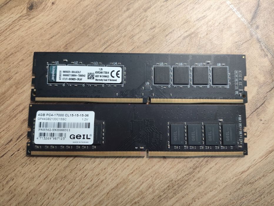 DDR4 RAM 2x4Gb ОЗУ память