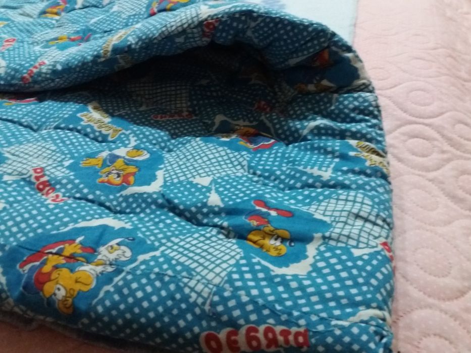 Ватное и байковое одеяло