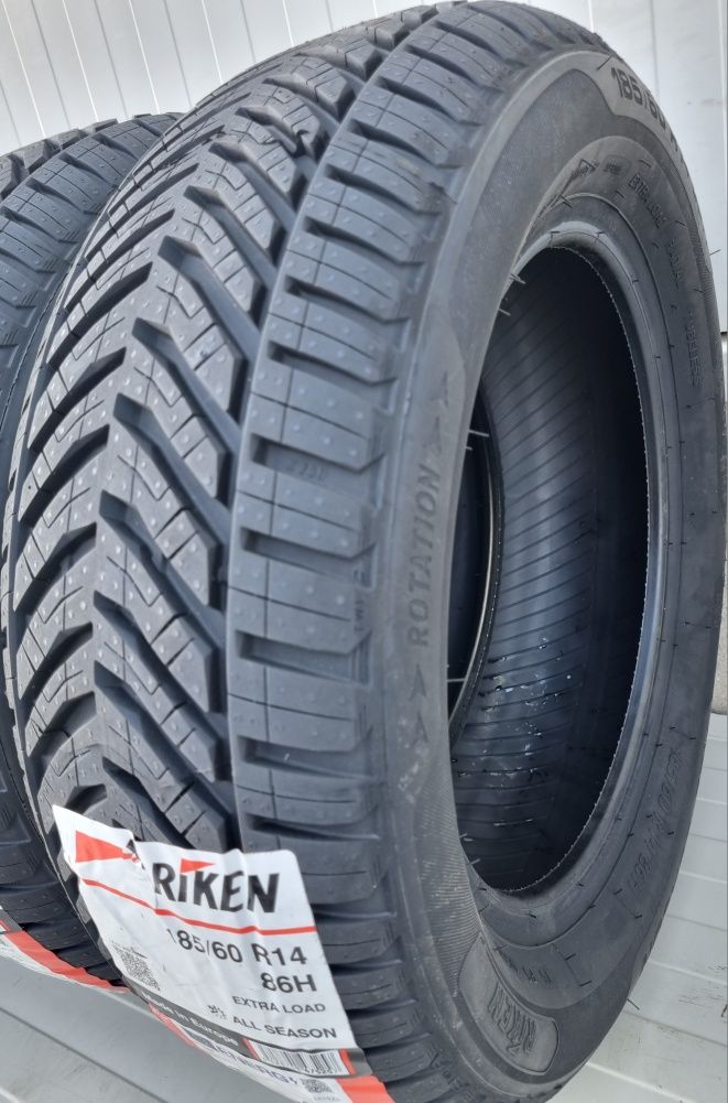 185/60 R14, 84H, RIKEN (by Michelin), Anvelope mixte M+S