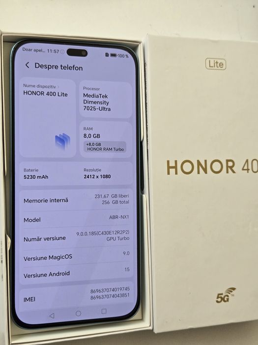 Vand/schimb Honor 400 Lite 256gb