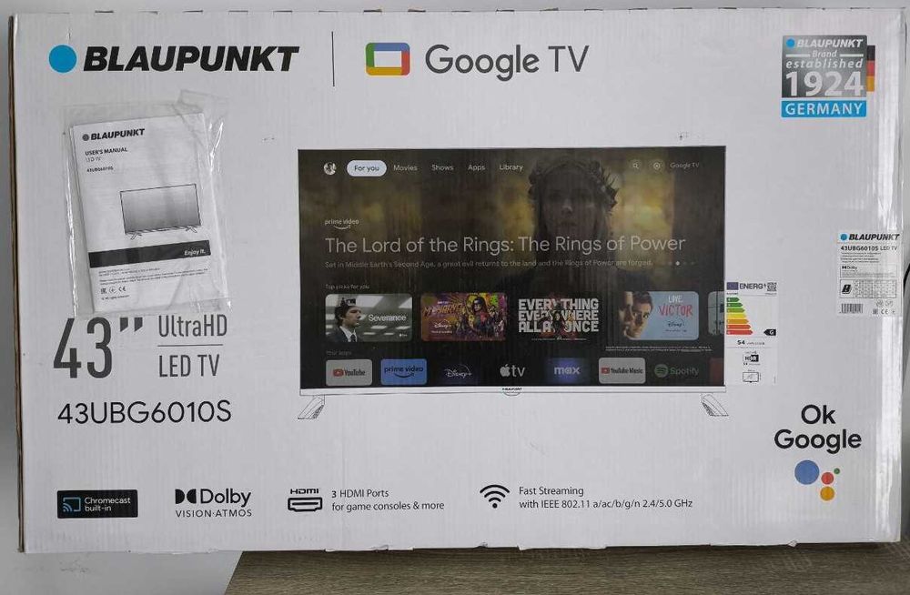 TV nou Blaupunkt 4K+ cadou: Mii de Canale TV & Filme GRATIS