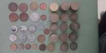 monede rom. aniversare si straine , set de 120 buc