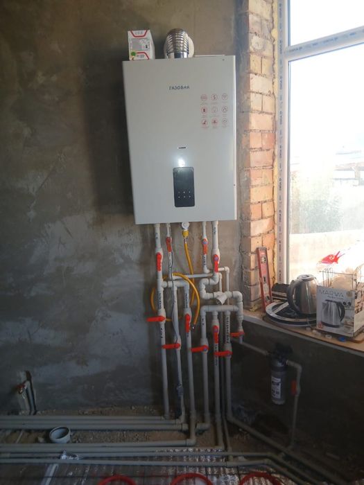 Установка котлов,тёплый пол.