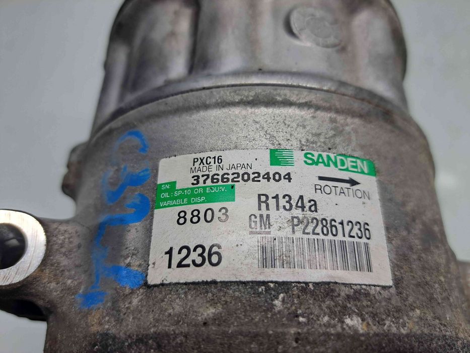 Compresor clima  Opel Astra J [Fabr 2009-2015] P22861236 2.0 CDTI A20D