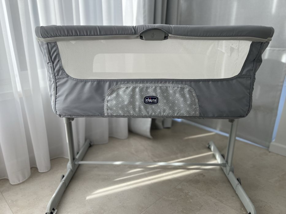 Patut atasabil co sleeper Chicco Next2me Dream Evo , 0 luni+, gri
