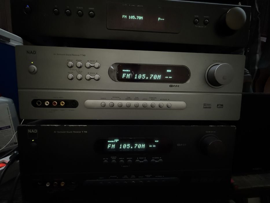 Nad tuner 402 tuner 427 amplificatoaret t743 t754