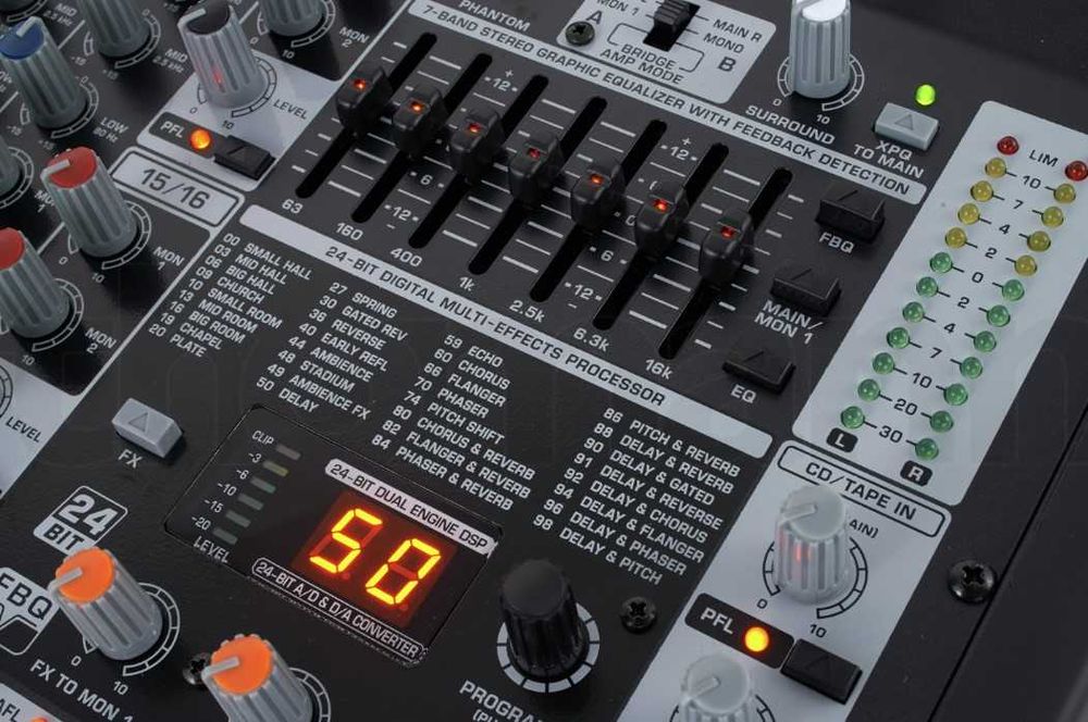 Vand mixer audio activ 2x800w