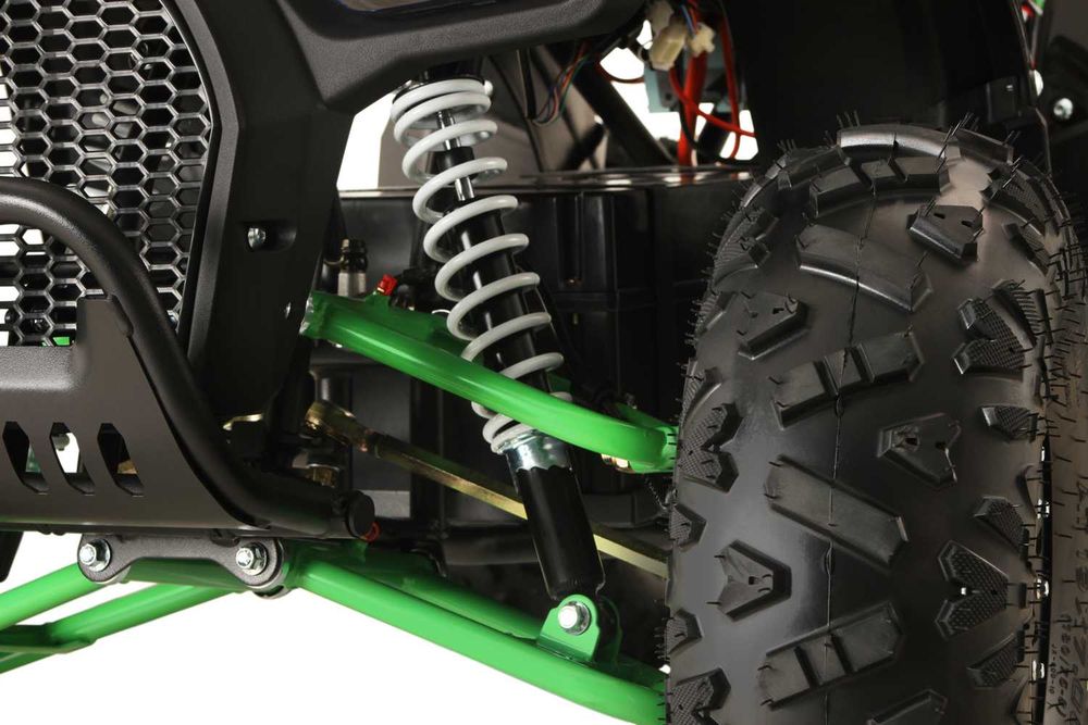 ATV electric ECO DustRider XXL 1500W 60V 20Ah cu diferential, verde