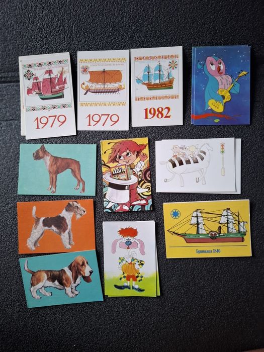 Стари календарчета за колекция