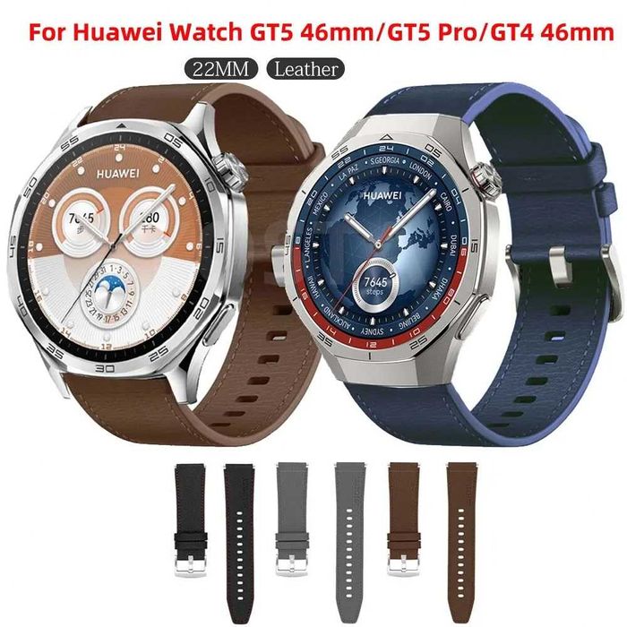 Curea piele 22mm Huawei Watch GT GT 2 GT2 Pro GT 3 GT 3 Pro GT4 GT5