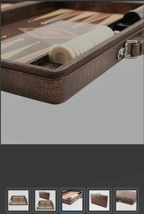 Table de lux cu geanta de piele