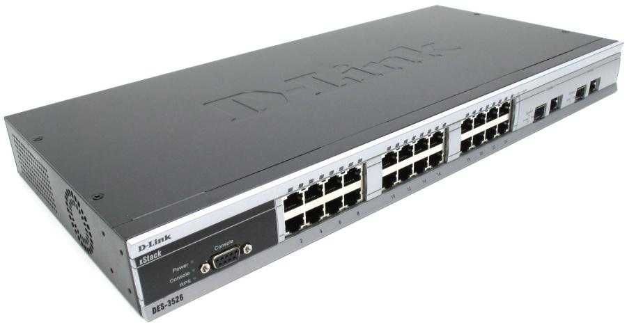 Коммутатор D-Link DES-3526DC xStack (A3) | 48 портов | Управляемый