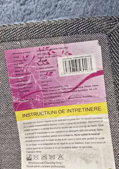 Covoare blue grey 120x180 cm