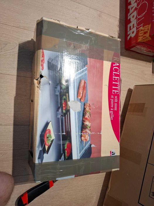 Mașină pătrată pentru raclette și plancha