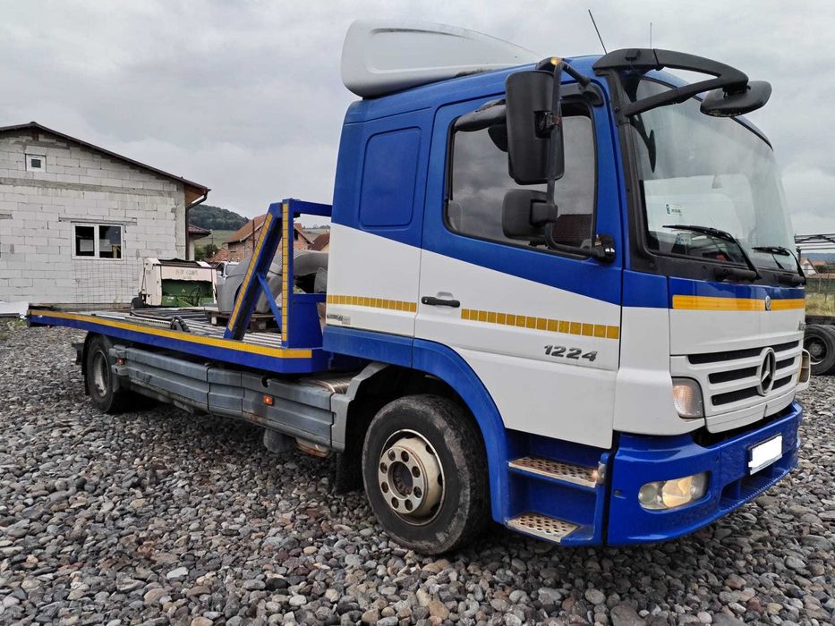 Mercedes-Benz atego 1224 transportor / platforma auto / utilaje