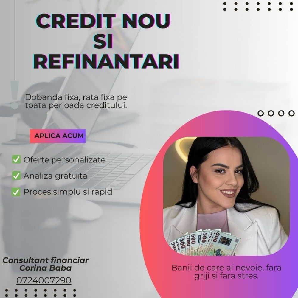 Credit rapid | REFINANTARE | Credit de nevoi personale