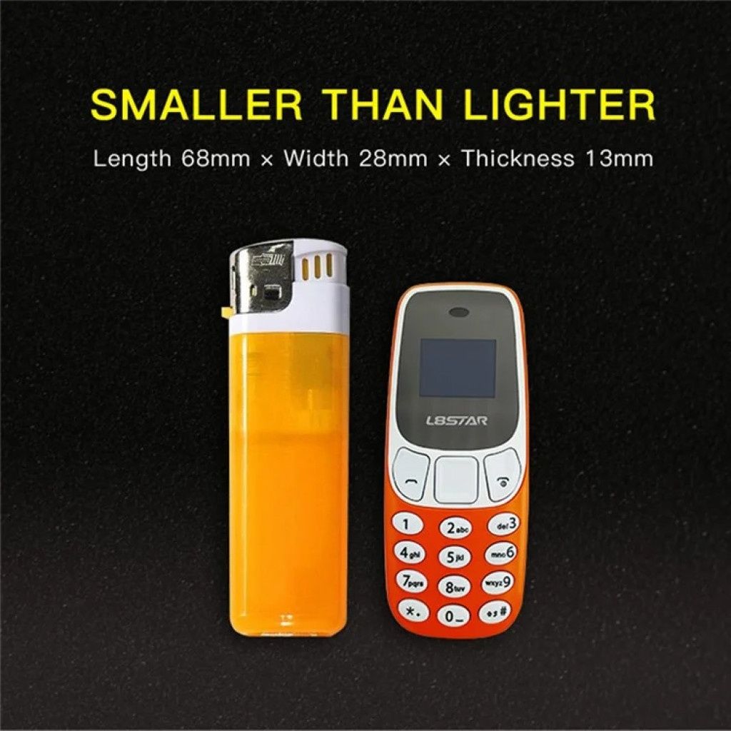 L8STAR BM10 Dual SIM Bluetooth съвместим мини бар телефон 2G GSM 0.66