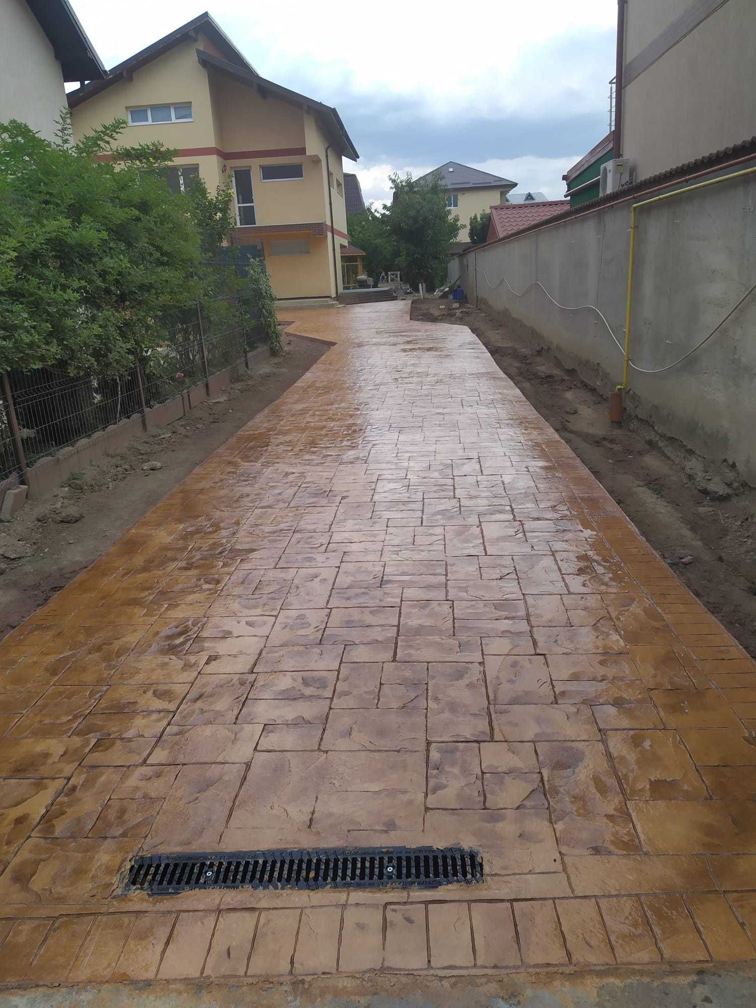 #beton amprentat elicoperizat# pavaj din beton amprentat#