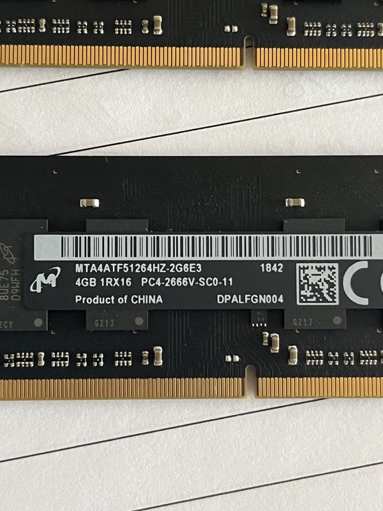 OEM RAM APPLE DDR 4 2667 2x4 Gb