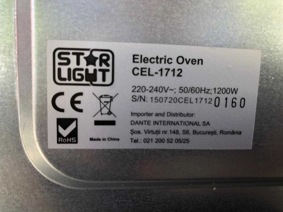 Cuptor electric Star Light 1200w