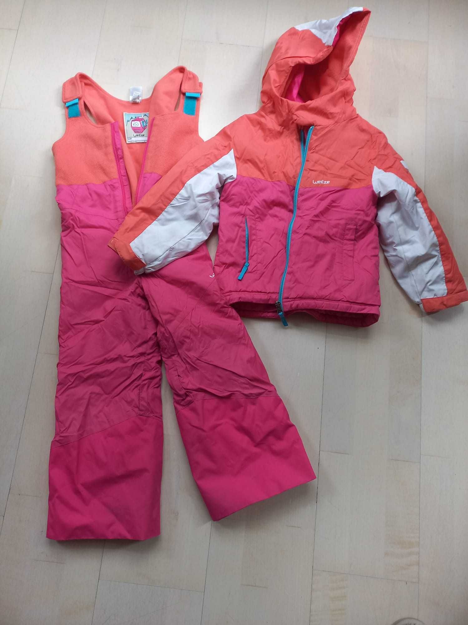 Costum Ski fata 3-4 ani (91-104 cm) (bonus pijama Craciun & pantaloni)