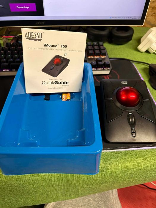 Adesso 2.4Ghz     imouse T50  4800 dpi - Тракбол