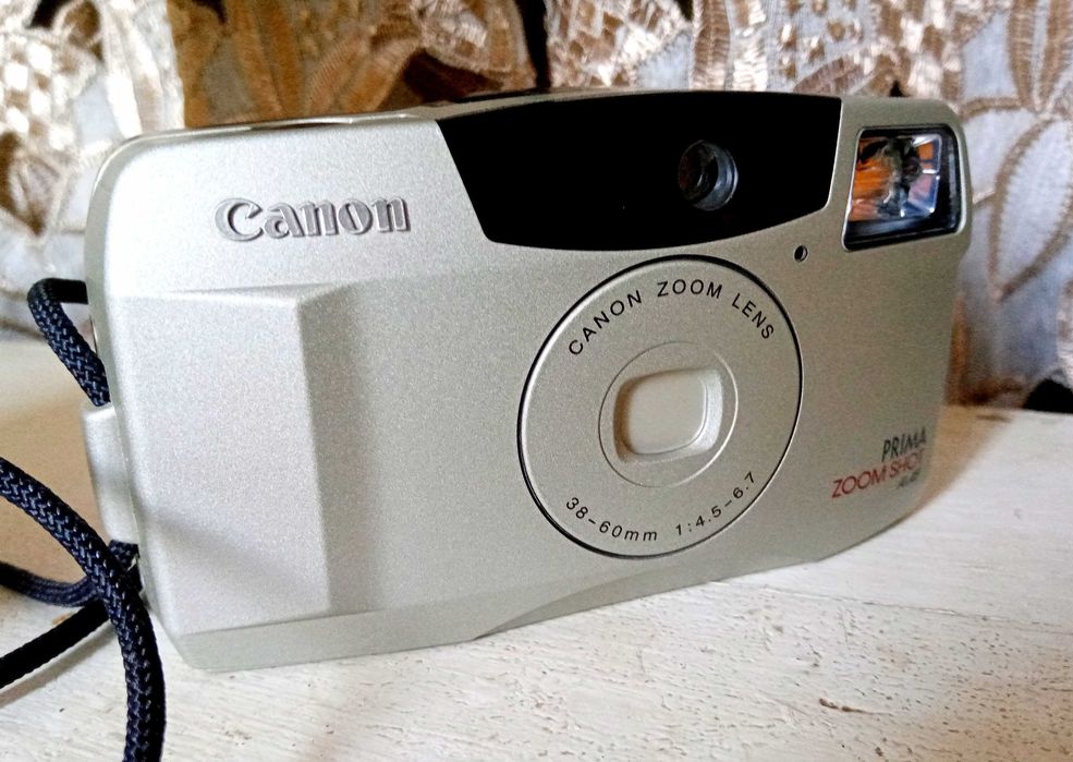 Canon Prima zoom shot плёночный фотоаппарат