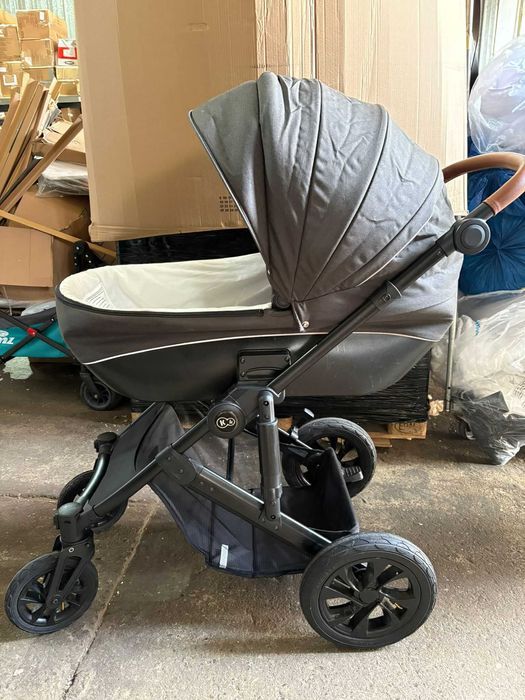 Carucior 3 in 1 Kinderkraft Prime cu landou si scoica auto