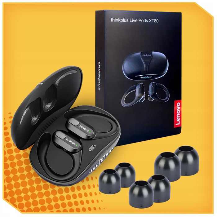 Casti wireless Lenovo XT80, waterproof IPX7, Bluetooth 5.3
