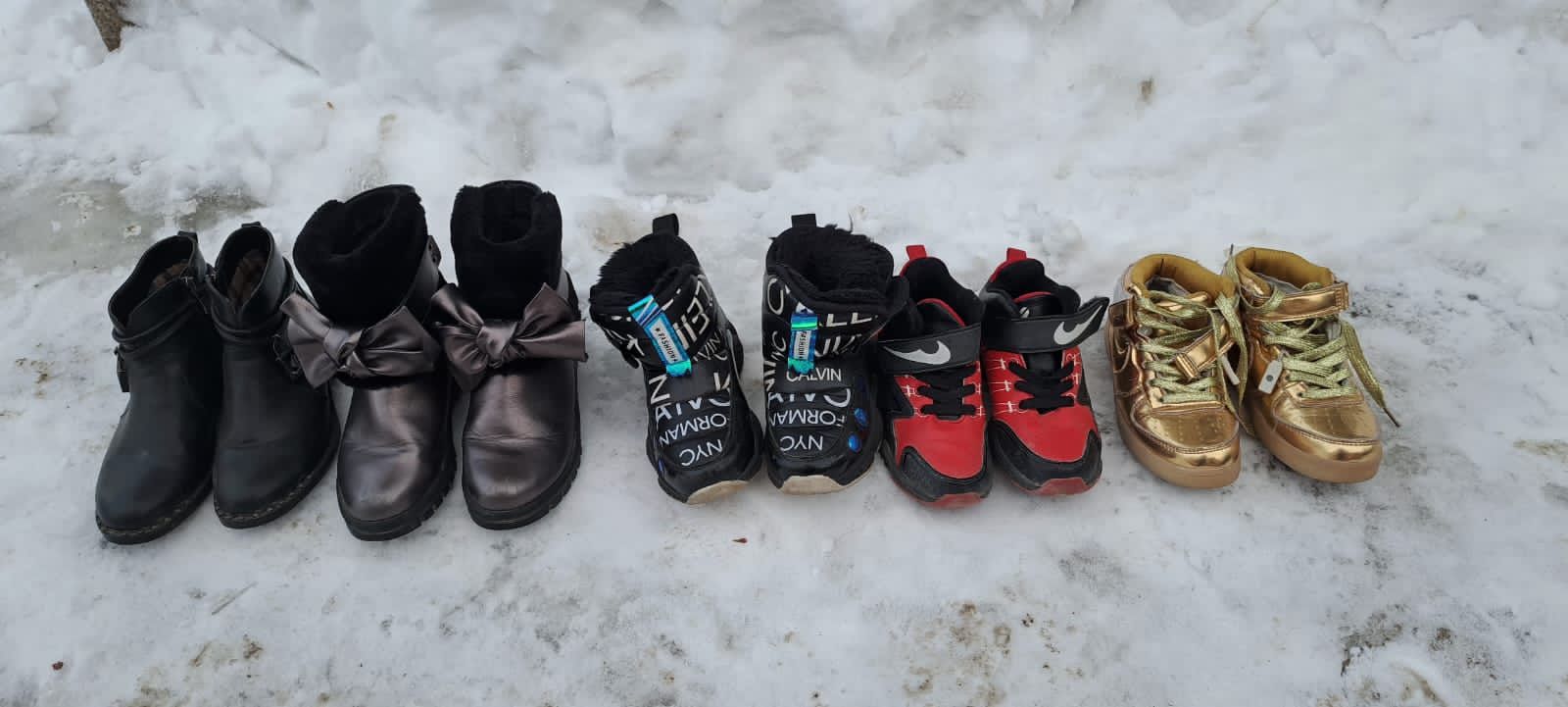 Детский Обувь Зимний в Идеальном  состоянии