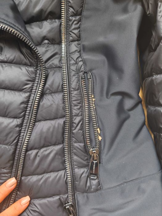 Черно яке , с кожени елементи