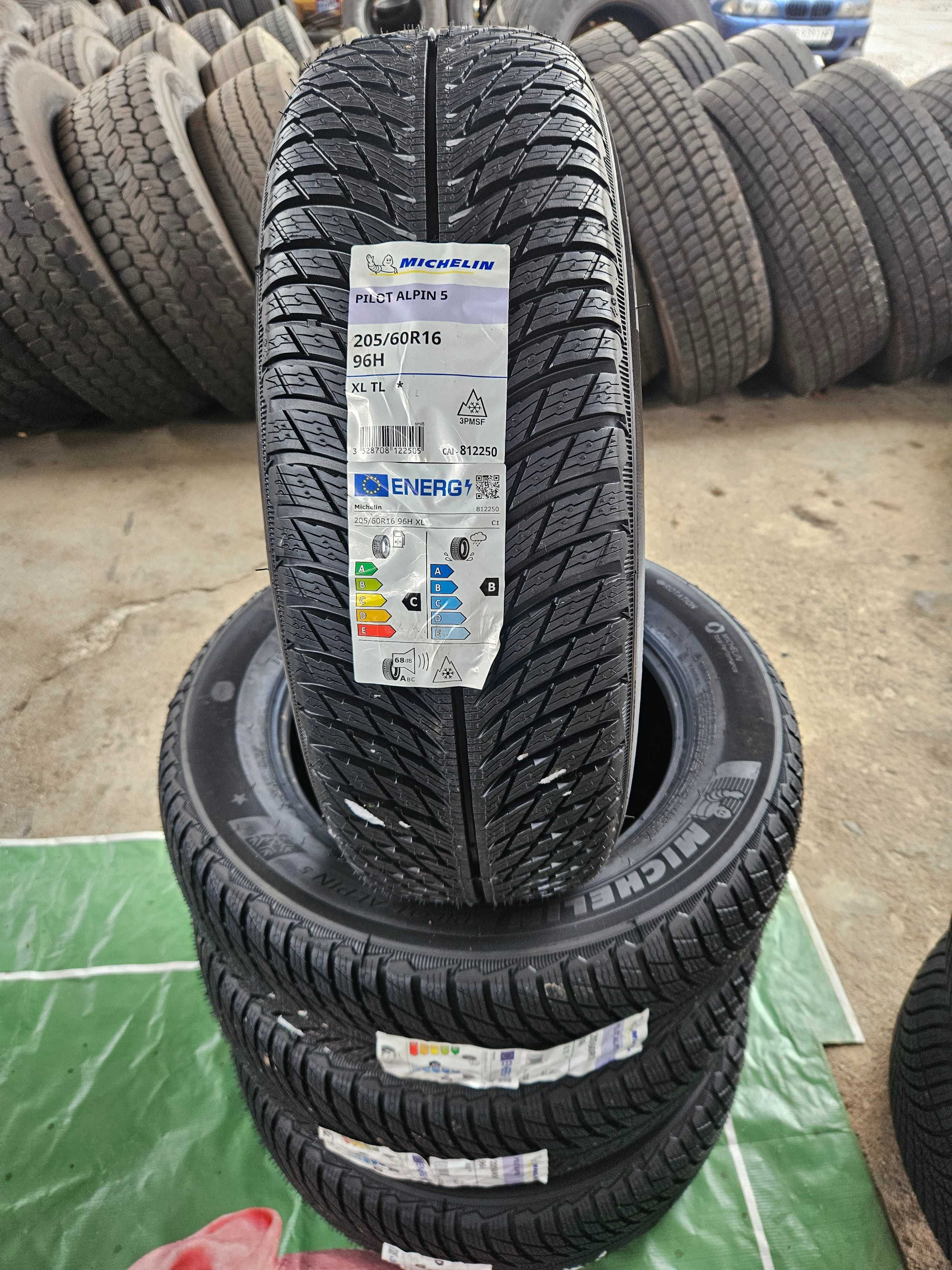 4 Нови зимни гуми 205/60 R16 Michelin Pilot Alpin5 * XL 96H DOT3424