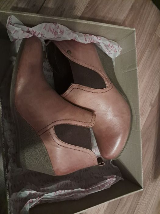 Pantofi ghete piele Lasoki CCC