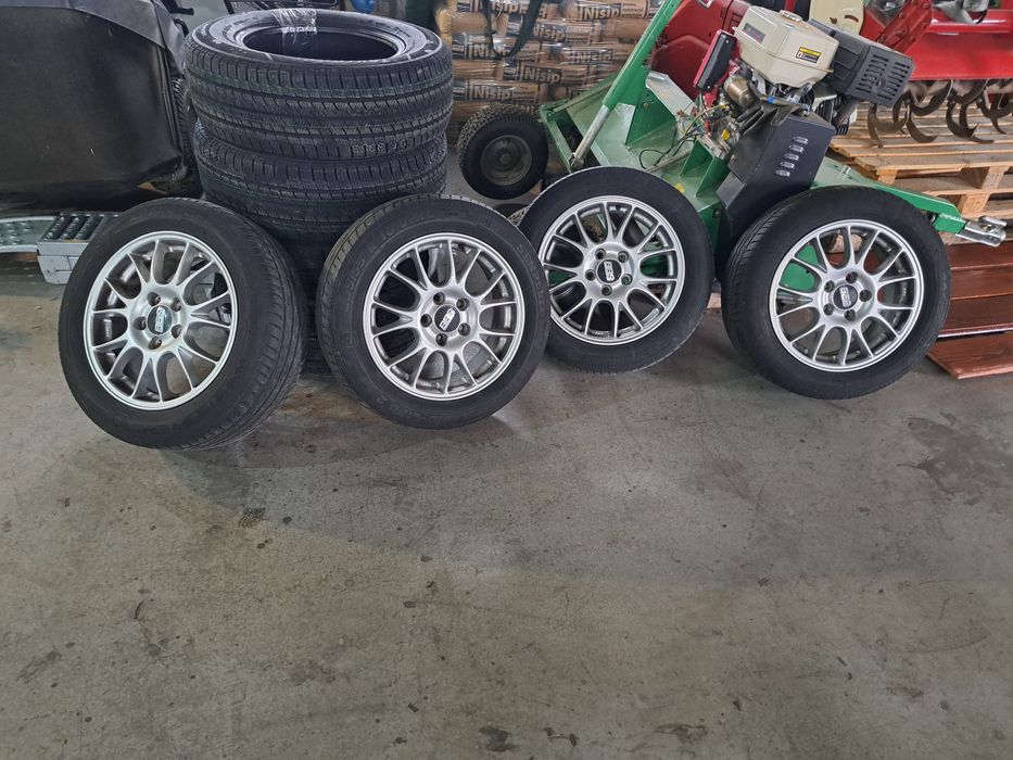 Jante bbs ck 205/55 R16 cu cauciucuri semperit prindere 5x112