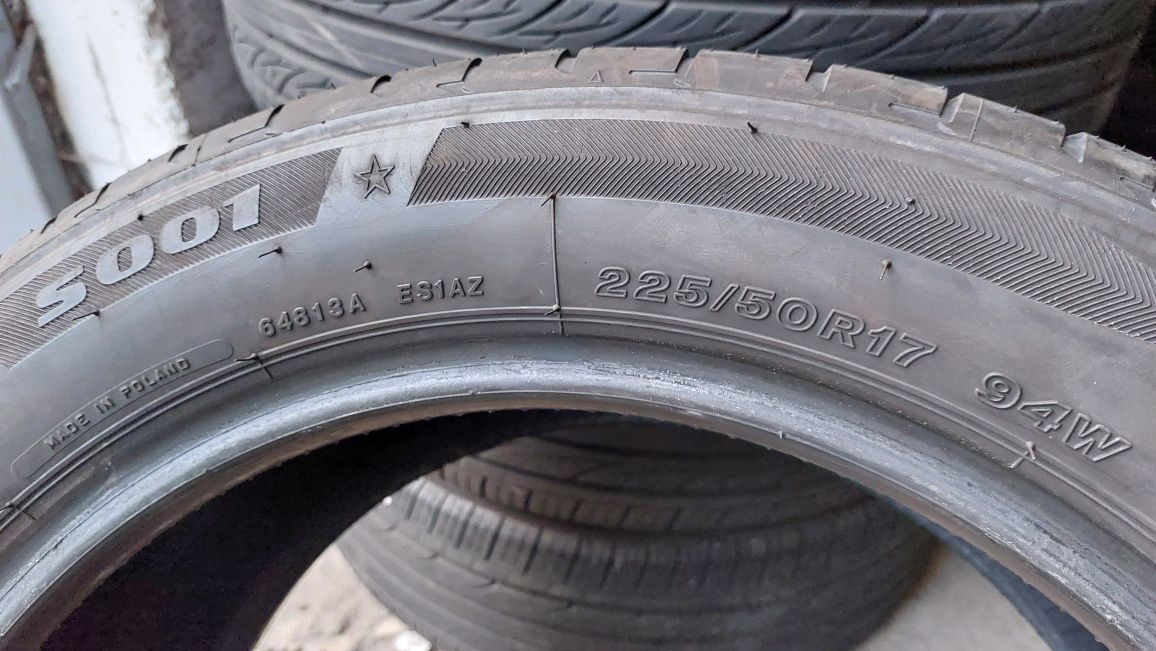 Летни гуми 225/50/17 Bridgestone Potenza S001  2 броя