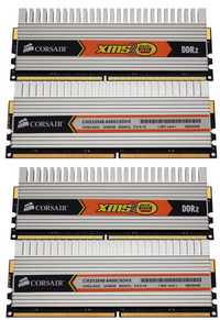 RAM 8GB 4x2gb Corsair XMS2 DDR2 800Mhz