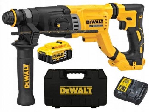 DeWALT Безчетков Перфоратор DCH133M1 + Батерия 4,0Ah ,Зарядно и куфар