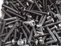 Surub Torx M4x20 x50BUC, cap bombat, negru pentru accesorii boxe audio