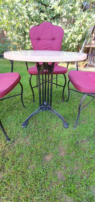 Mobilier terasă fier forjat