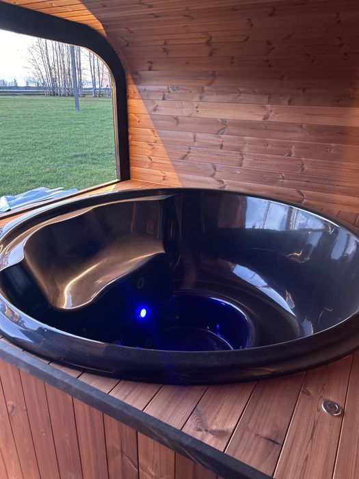 Sauna cu ciubar fibra de sticla thermowood
